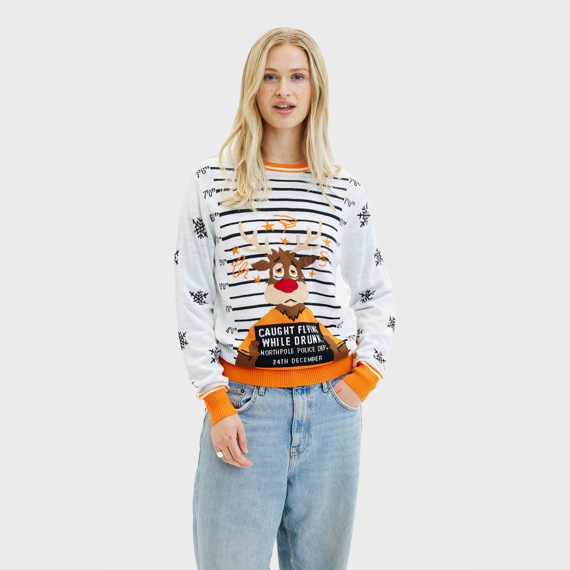 Criminal Rudolph Christmas Sweater – Women